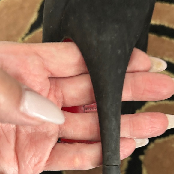 Christian Louboutin Black Heeled Boots - Picture 9 of 9